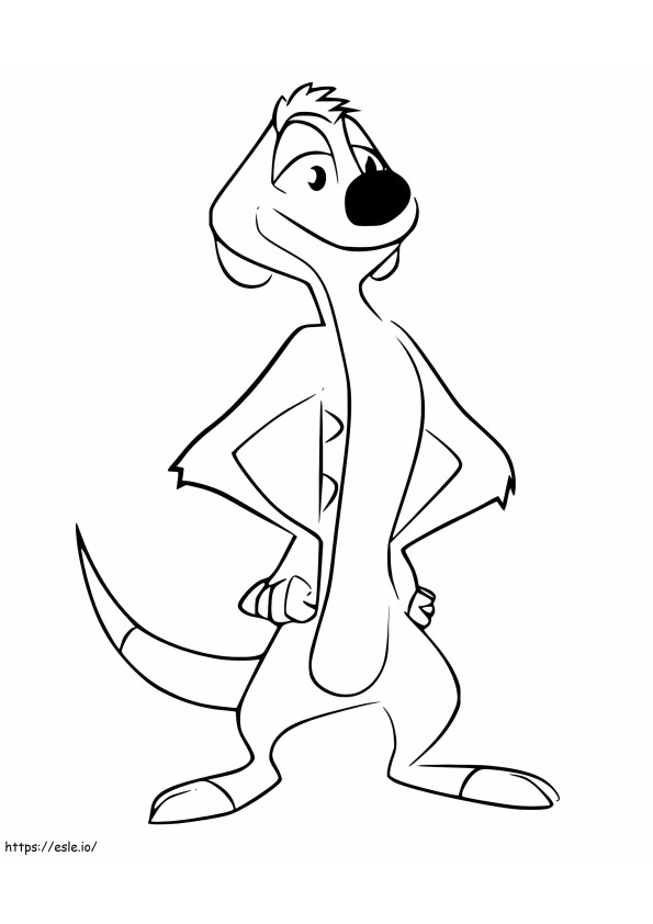 Timon From The Lion Guard coloring page