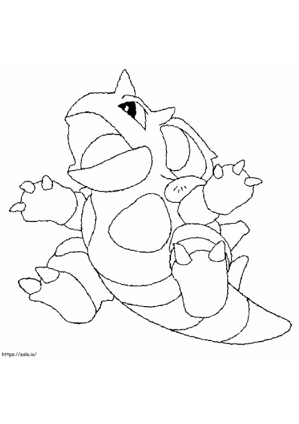 Nidoqueen 4 coloring page