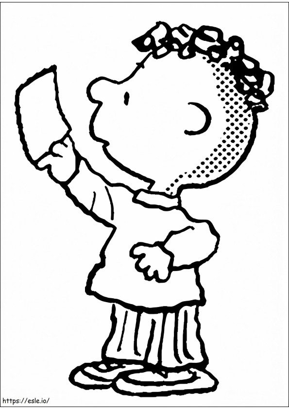 Franklin The Peanuts coloring page