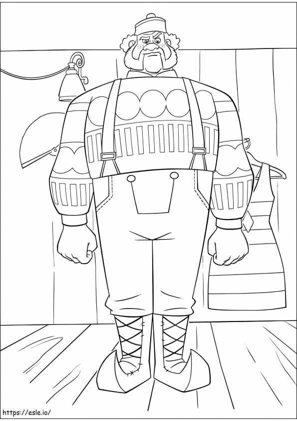 Roble The Frozen coloring page