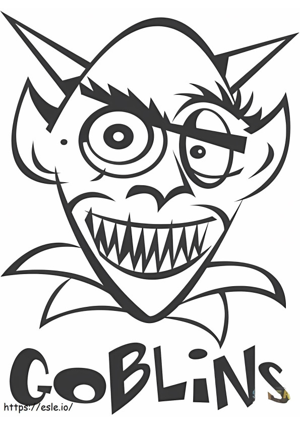 The Goblin coloring page