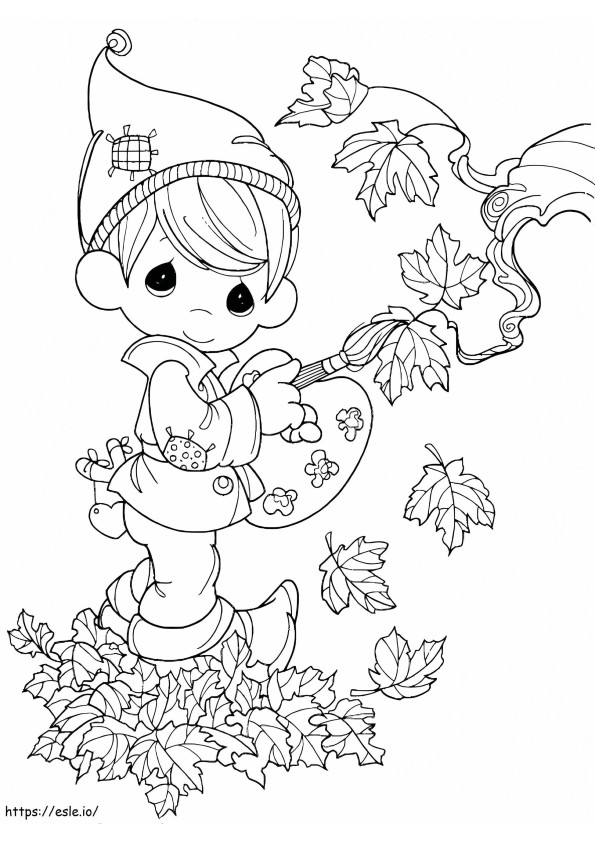 Precious Moments Mothers Day Inside Book Pages coloring page