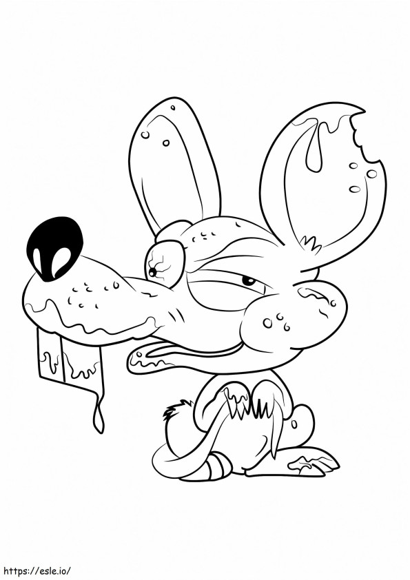 Moldy Mouse Ugglys Pet Shop coloring page