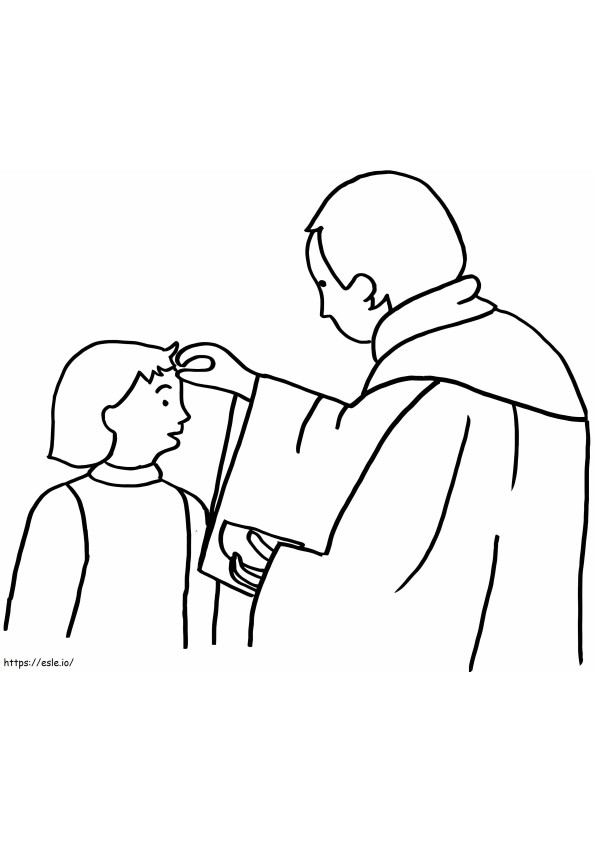 Ash Wednesday 9 coloring page