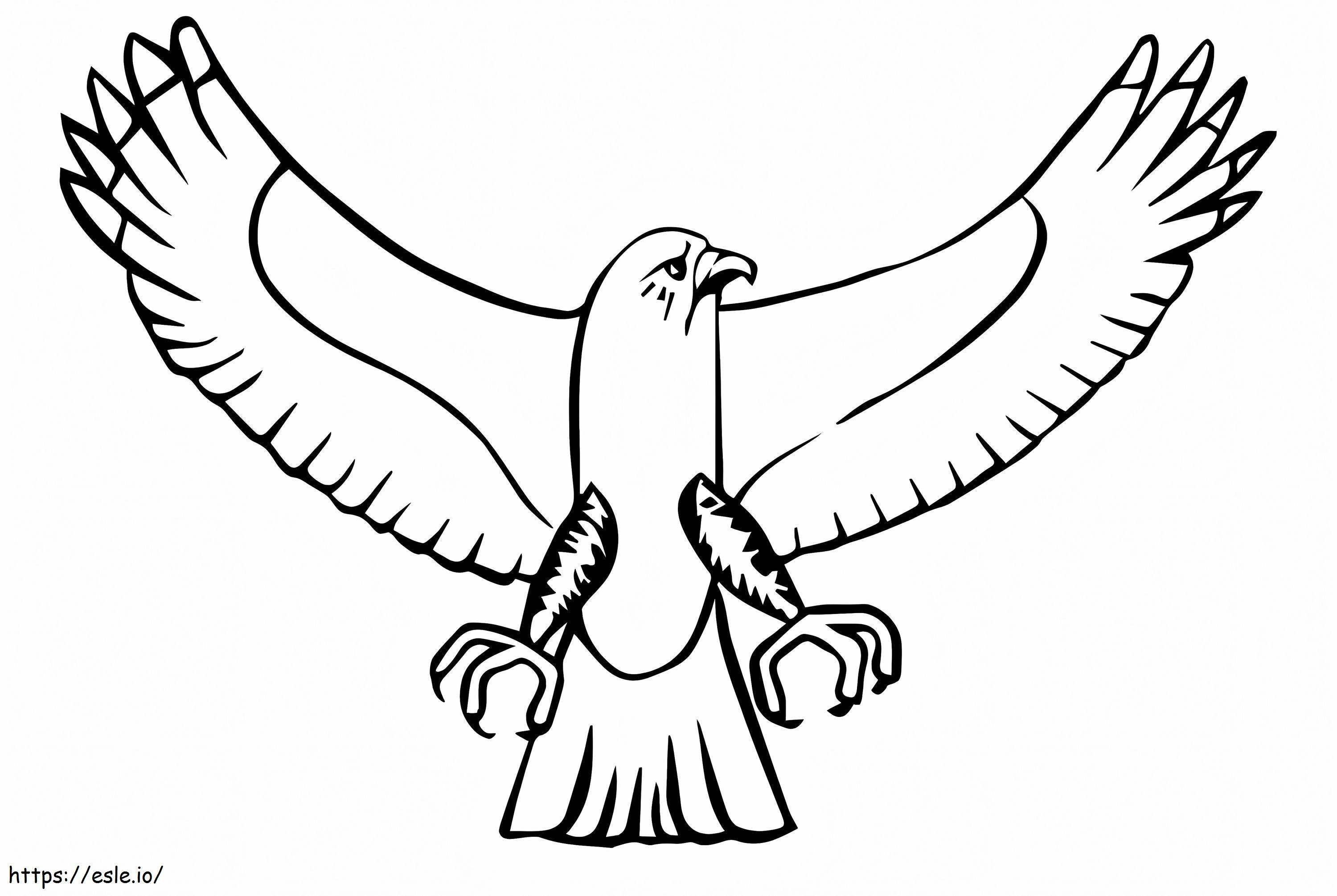 Osprey Bird coloring page