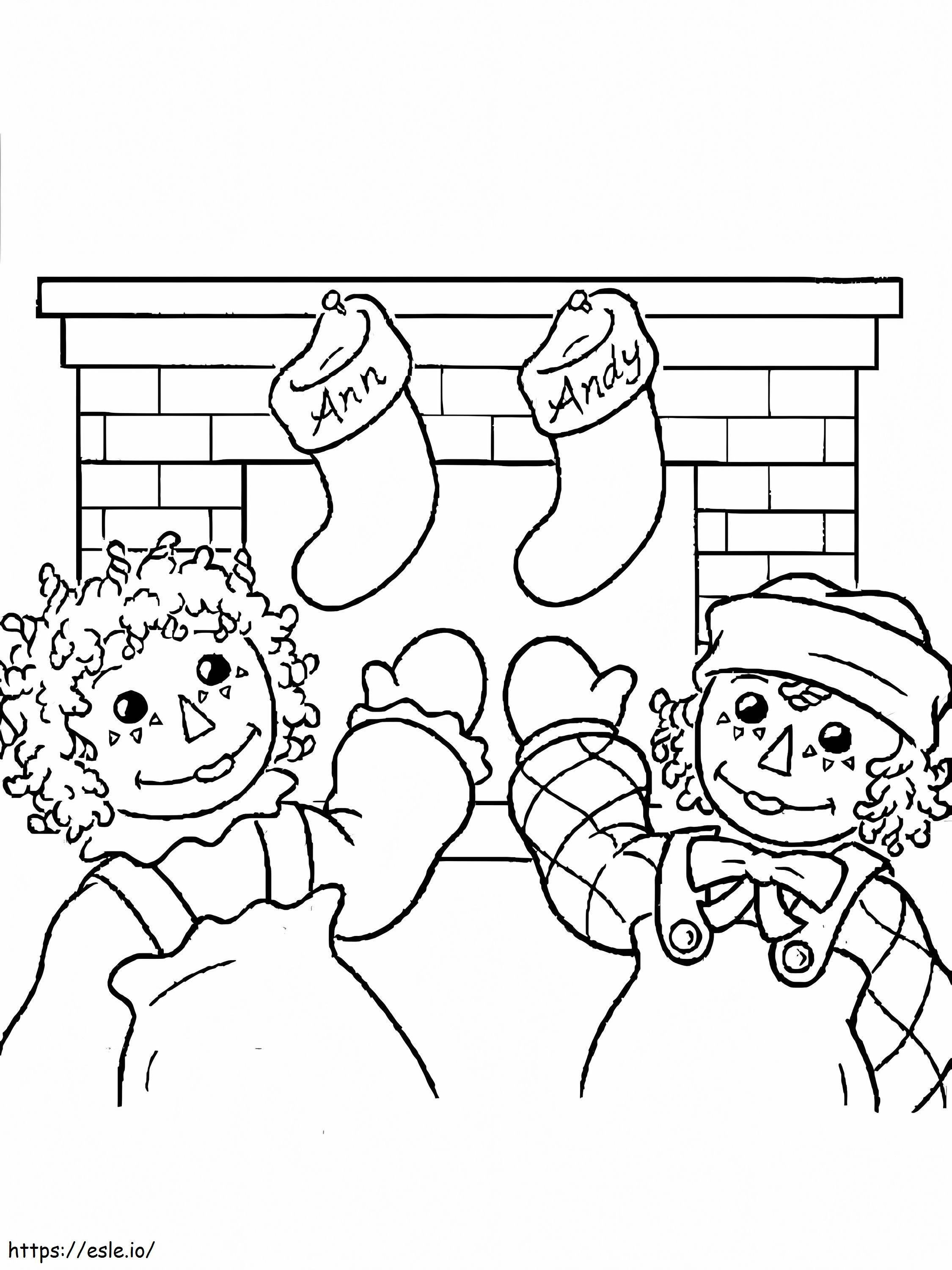 Raggedy Ann And Andy 6 coloring page