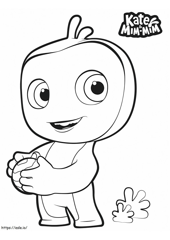 Boomer From Kate And Mim Mim coloring page