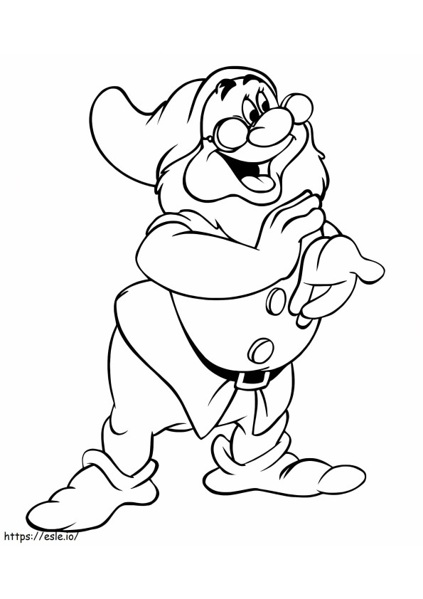 Funny Dwaf coloring page