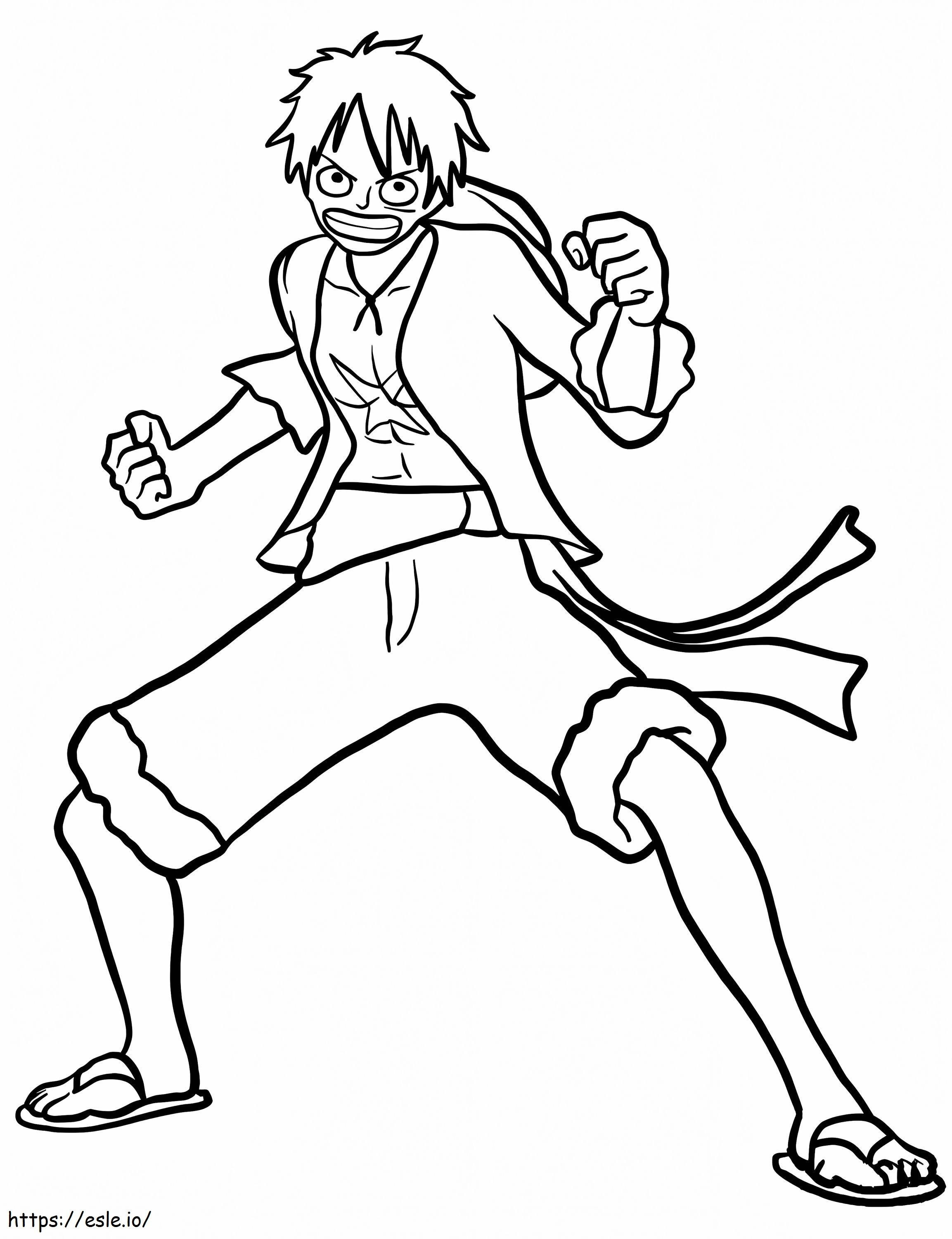 Luffy, Desenho por Lalyart