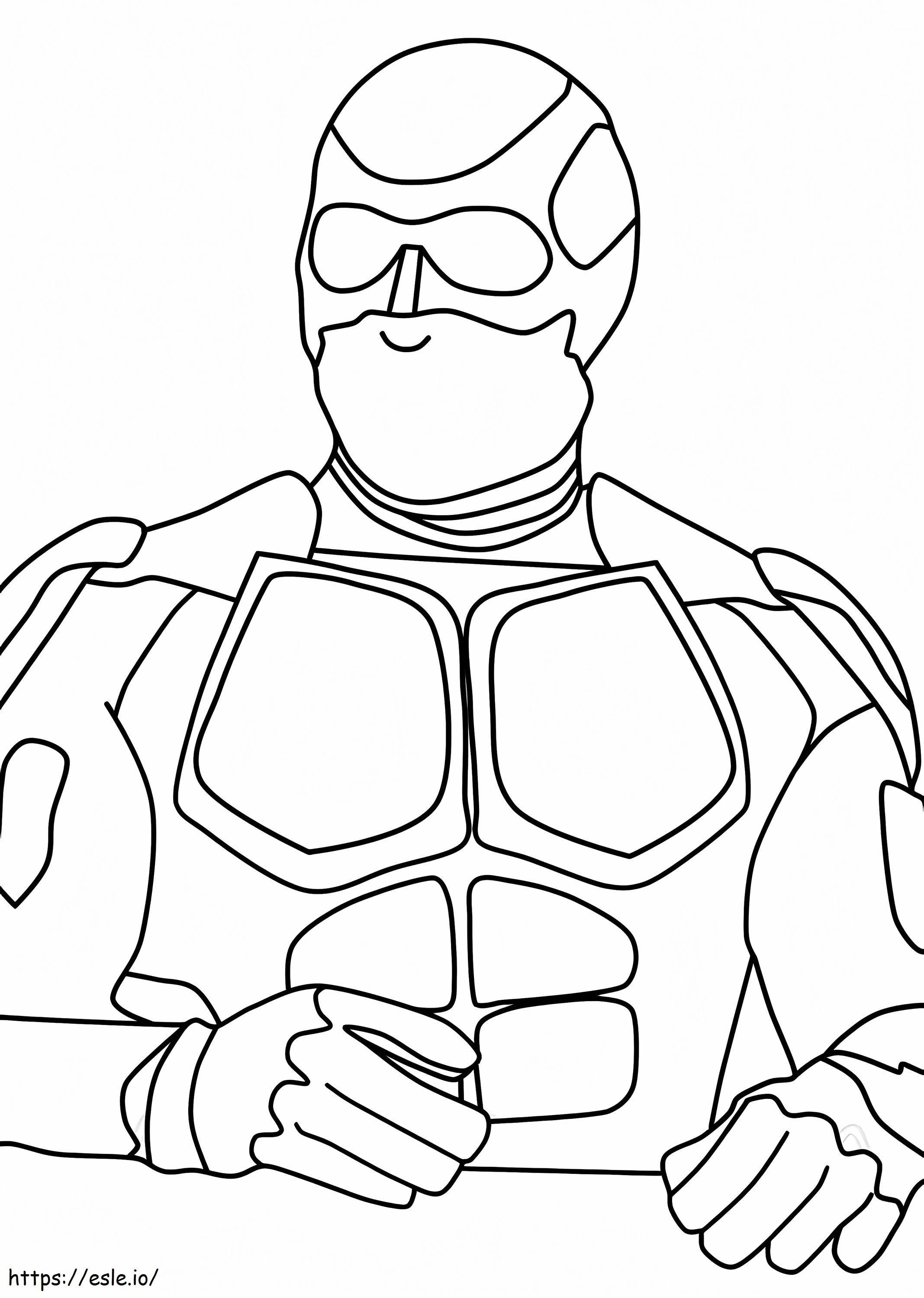 Black Noir From The Boys coloring page