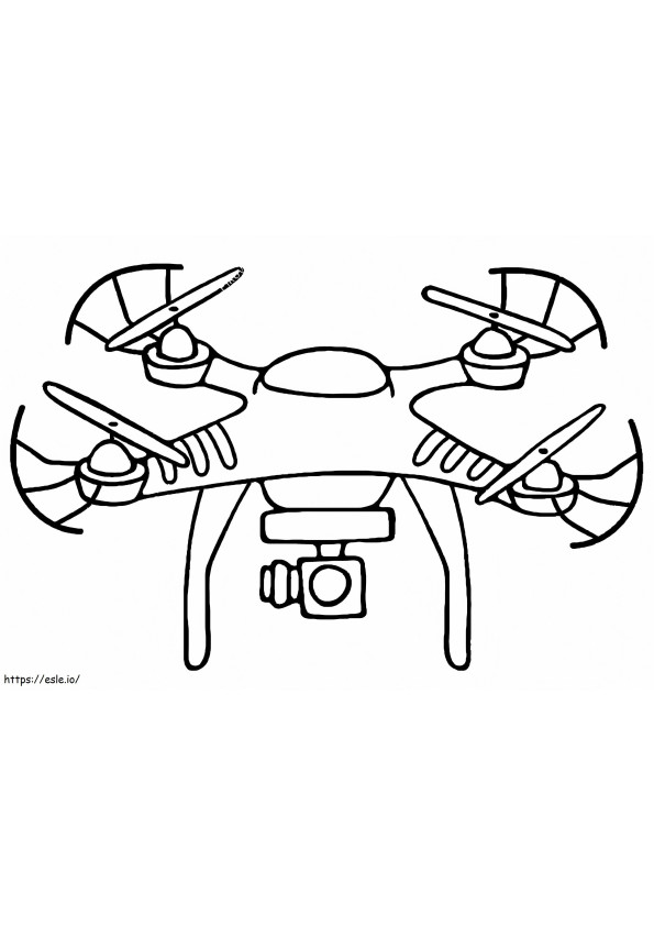 Drone Free Printable coloring page