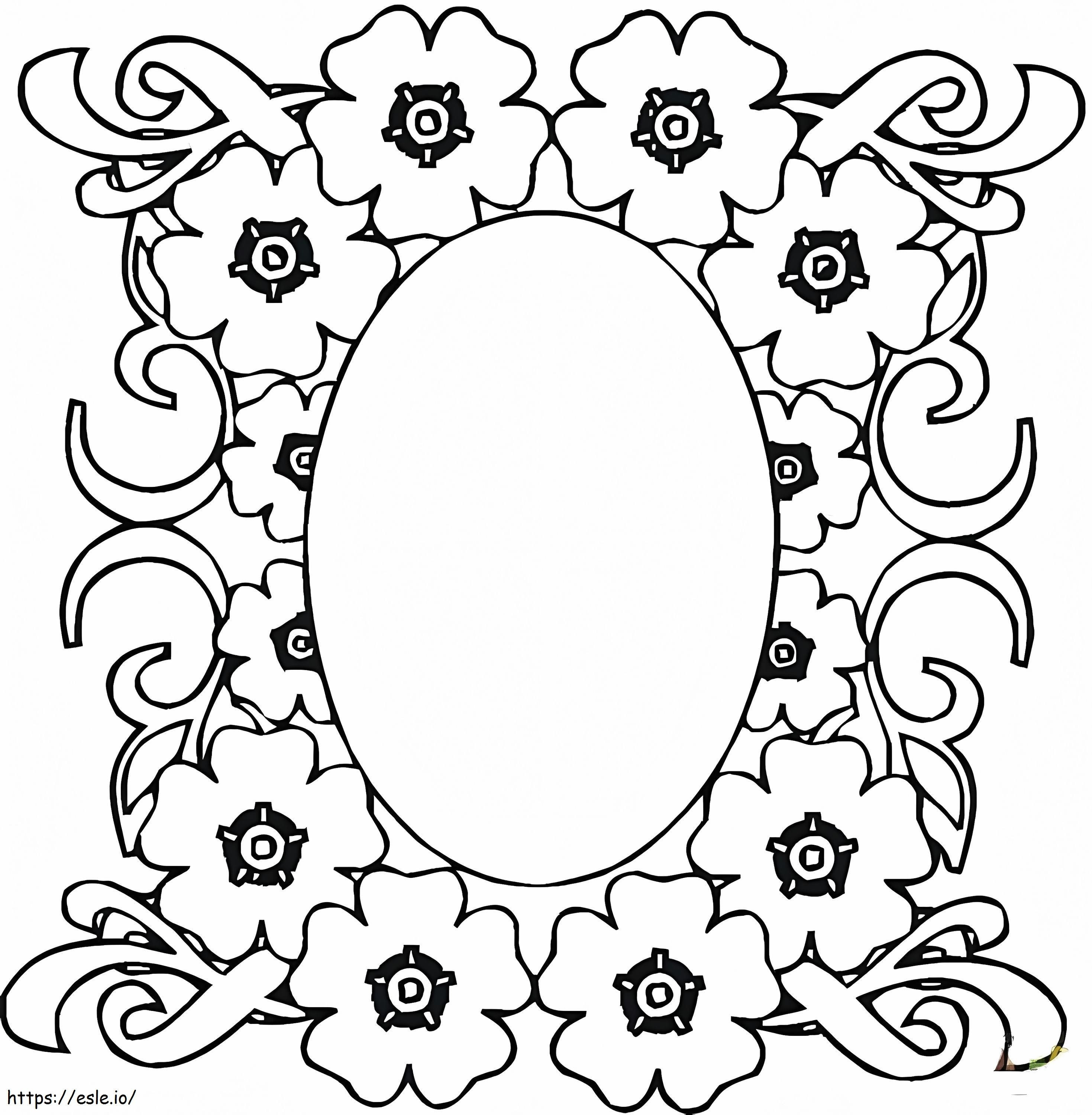Beautiful Mirror coloring page