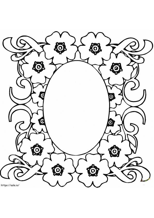 Beautiful Mirror coloring page