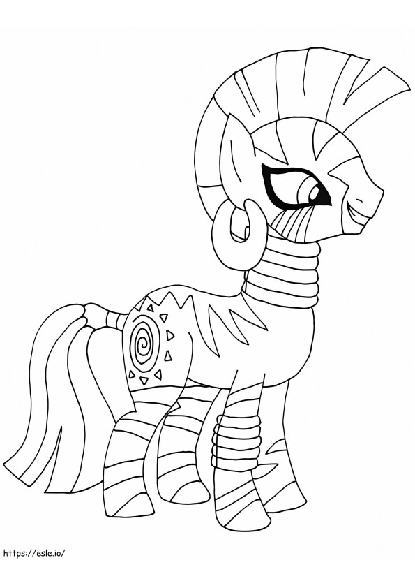 My Little Pony Zecora 797X1024 coloring page