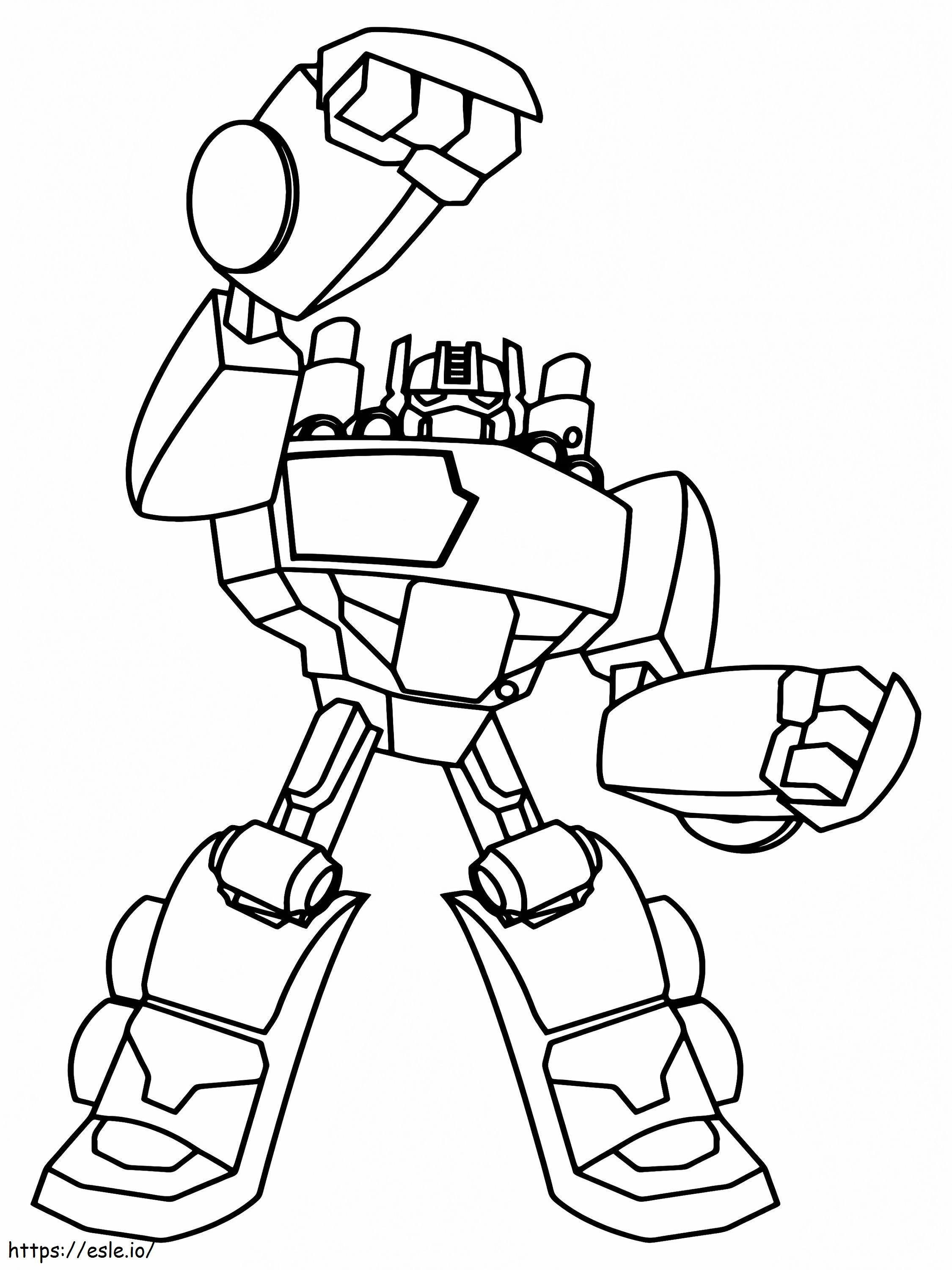 Brave Bumblebee coloring page