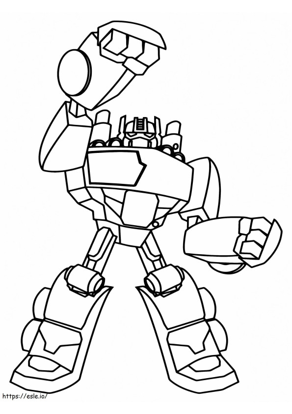 Brave Bumblebee coloring page