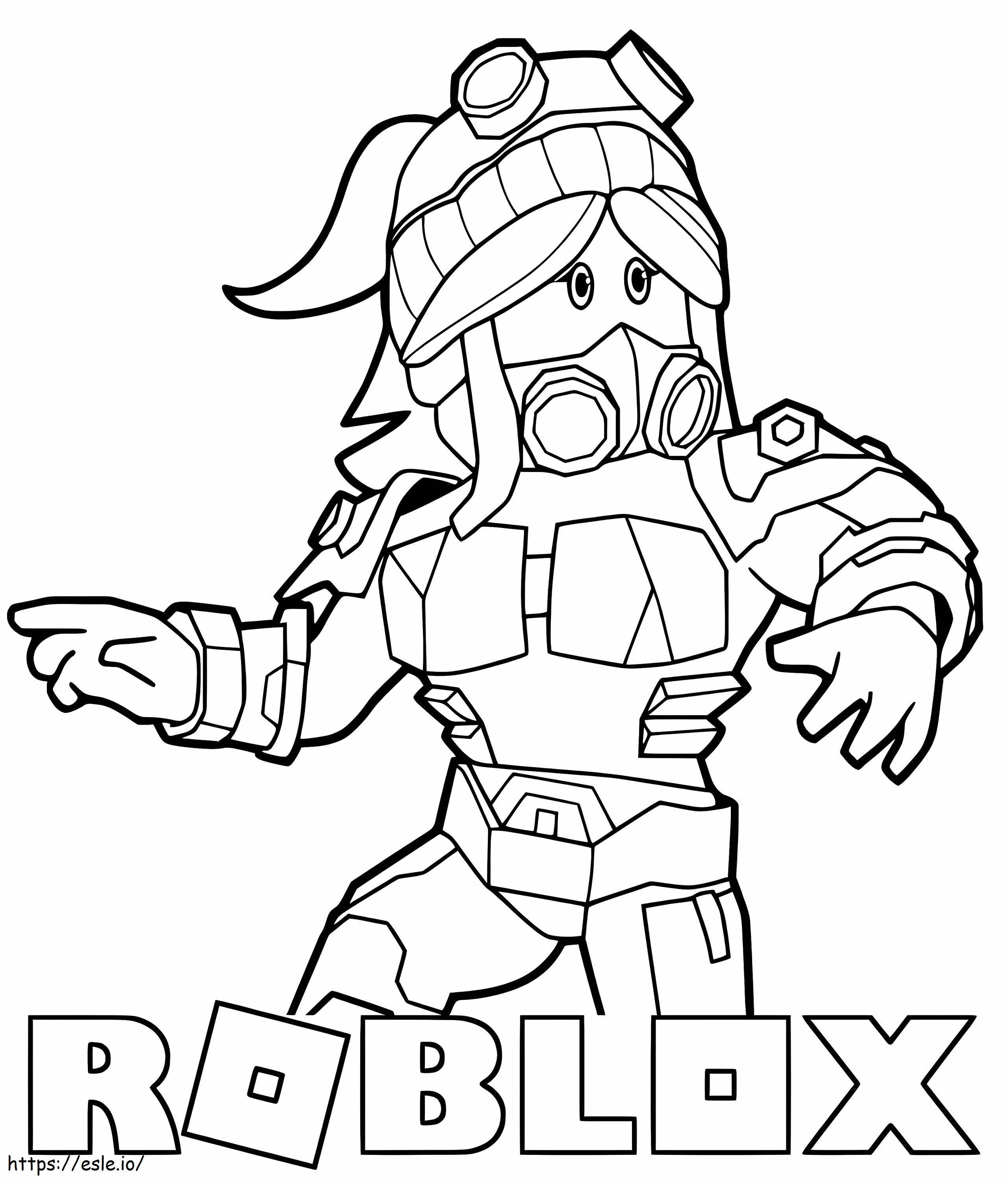 Roblox 4 coloring page