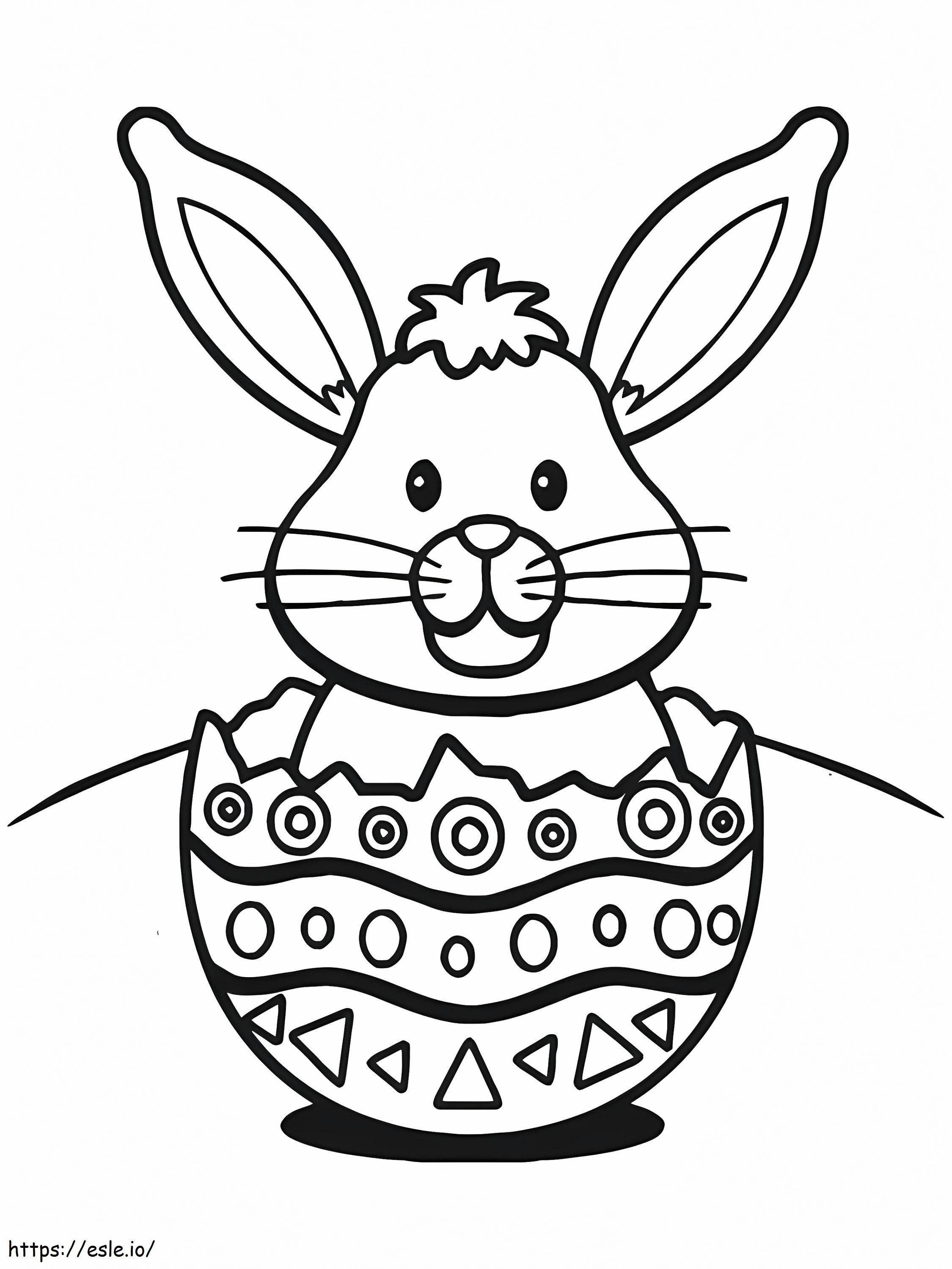 Pure Easter coloring page