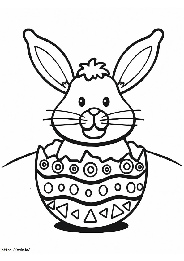 Pure Easter coloring page