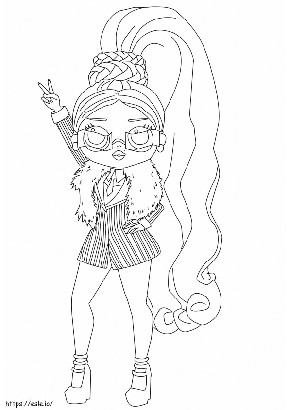Lol Omg Winter Chill Big Wig 708X1024 coloring page