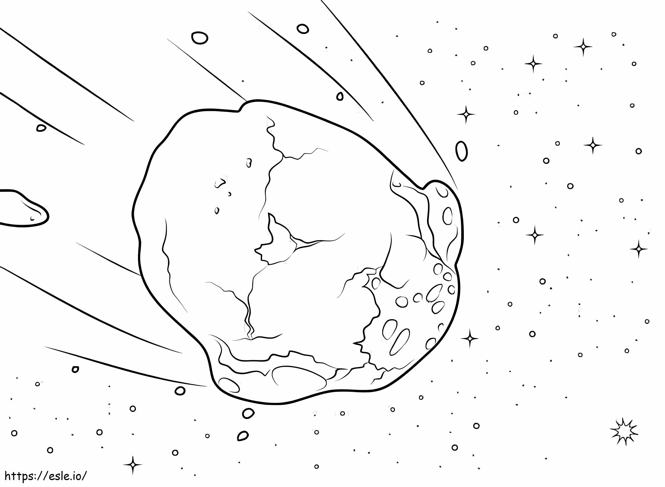Meteorit ausmalbilder