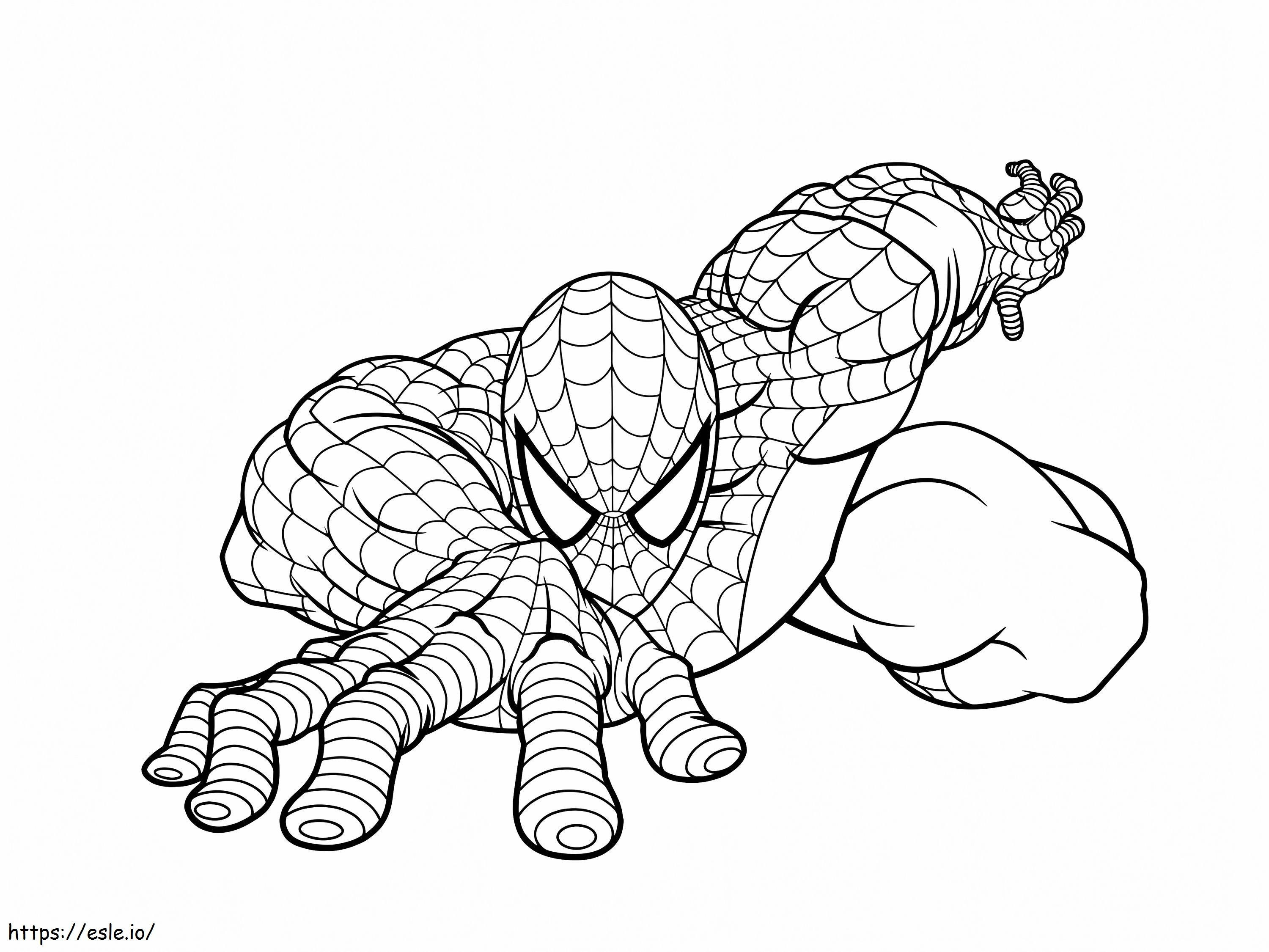 Spiderman 10 1024X768 coloring page