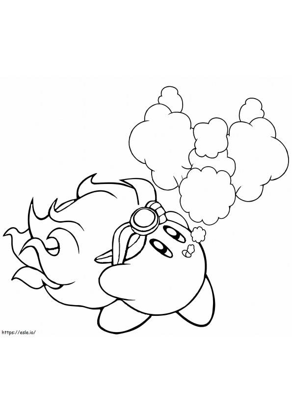 Kirby imprimível para colorir