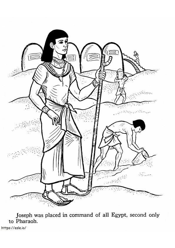 Joseph Of Egypt coloring page