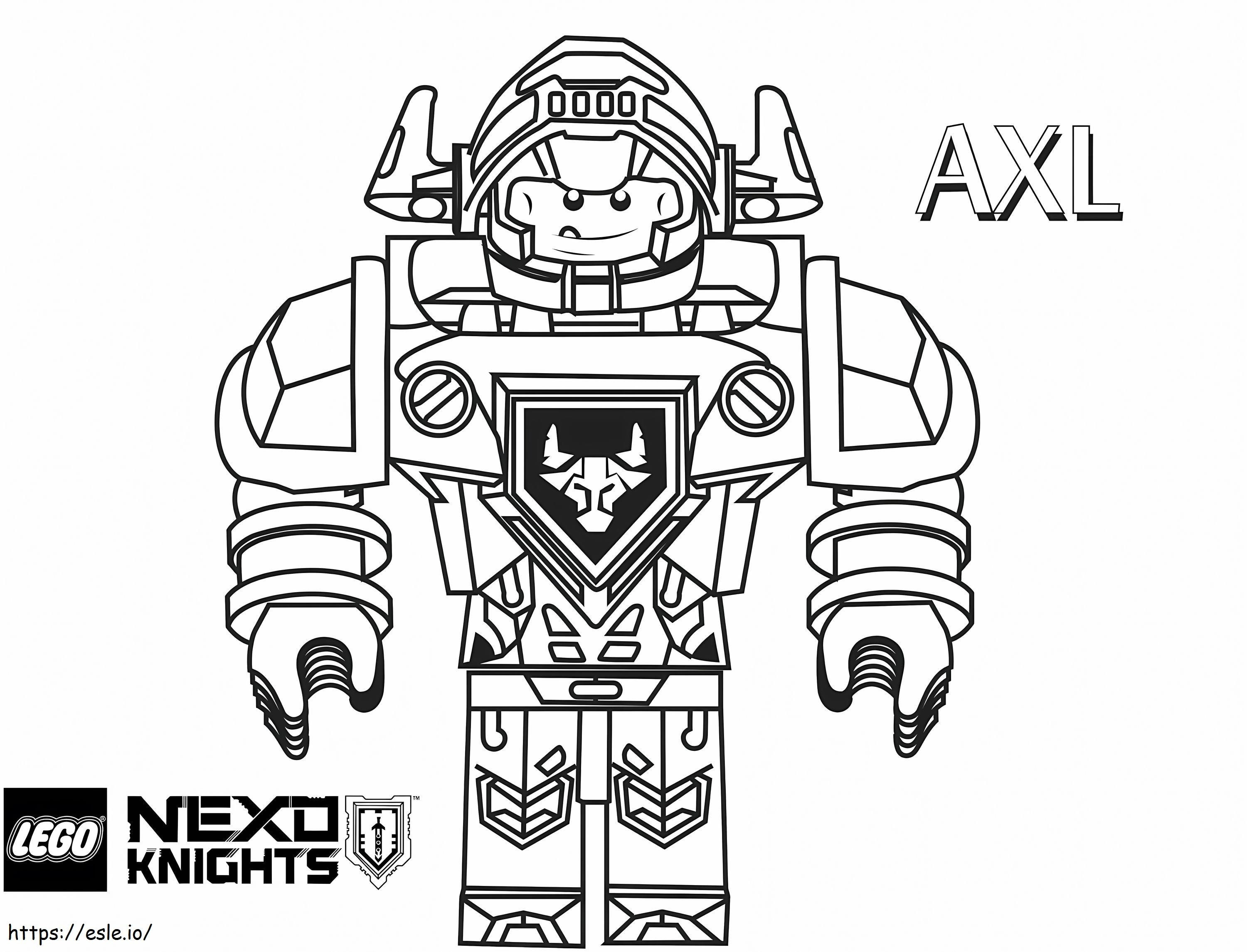 Axl Knights coloring page
