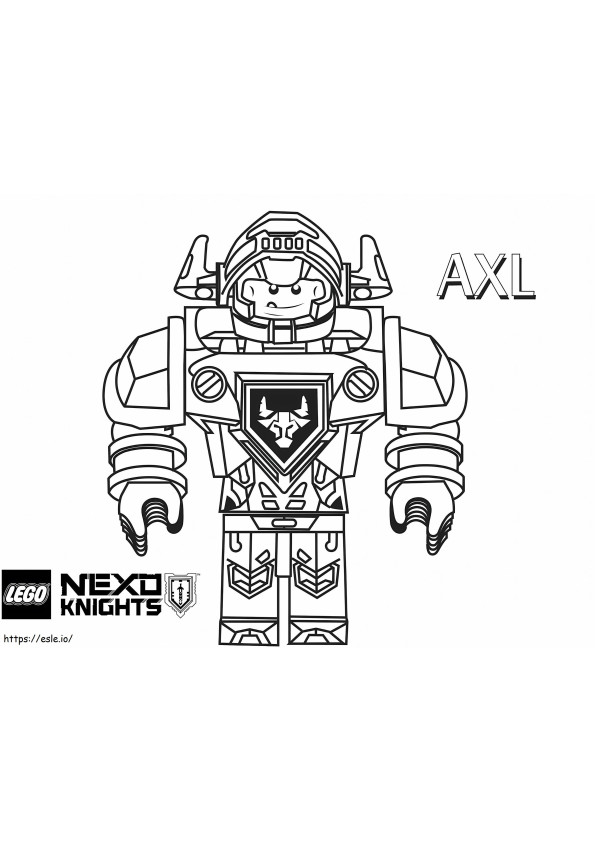 Axl Knights para colorir