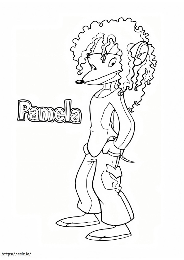 Pamela From Geronimo Stilton coloring page