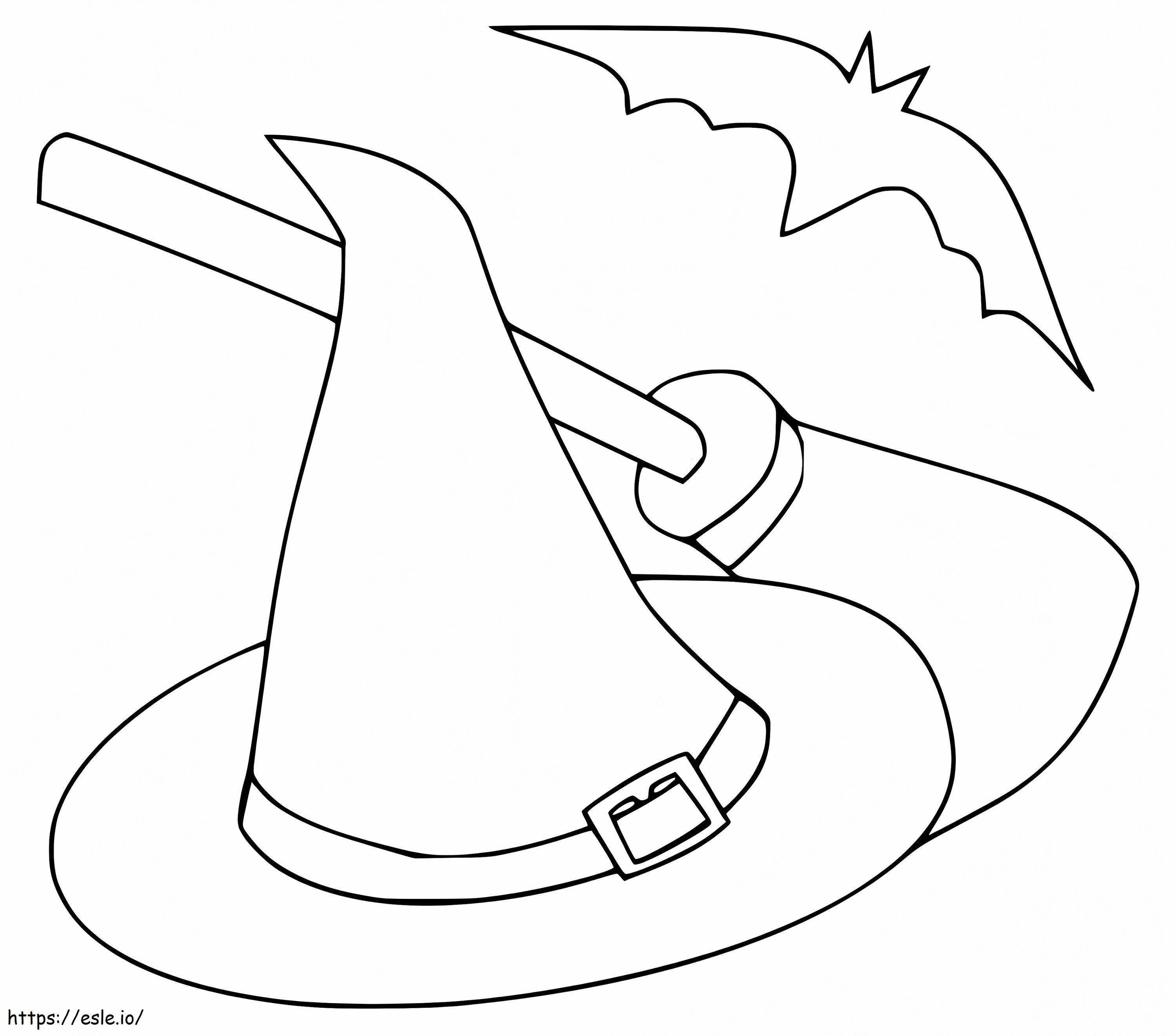 Witch Hat Printable coloring page
