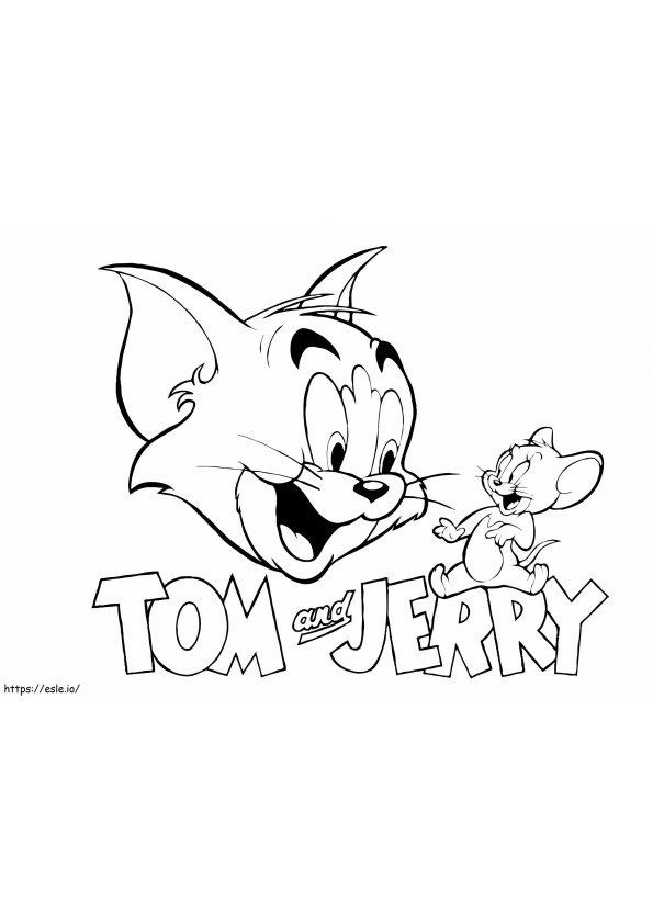  Tom en Jerry Mooie Tom en Jerry duim omhoog Tom en Jerry van Tom en Jerry kleurplaat