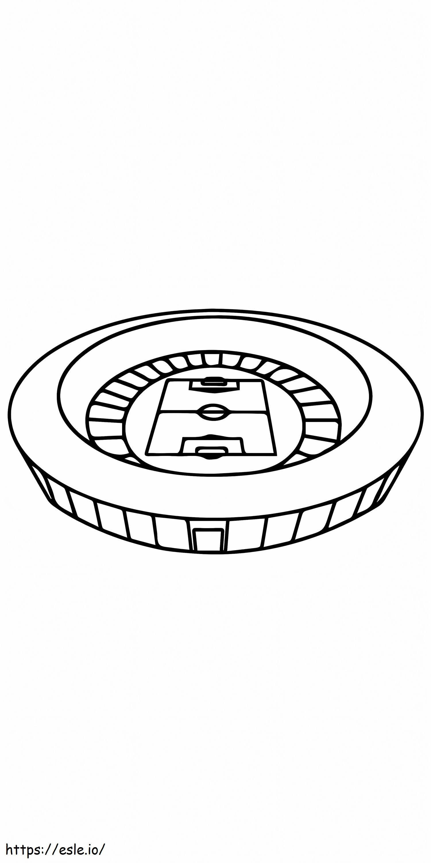 Small Stadium coloring page