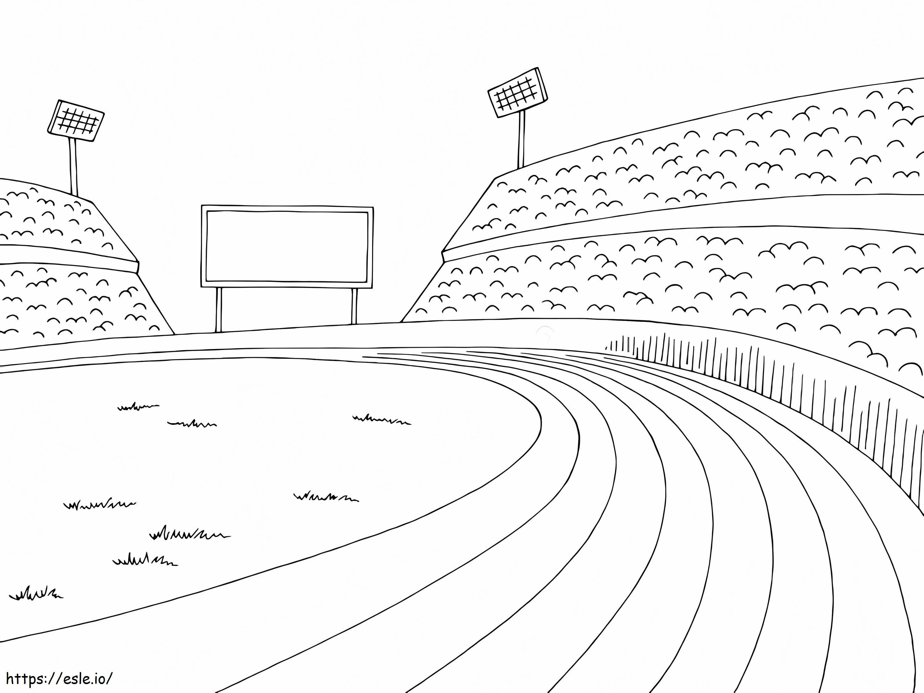 Stadium Printable coloring page