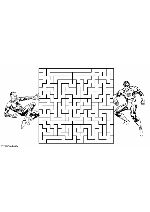 Green Lantern Maze