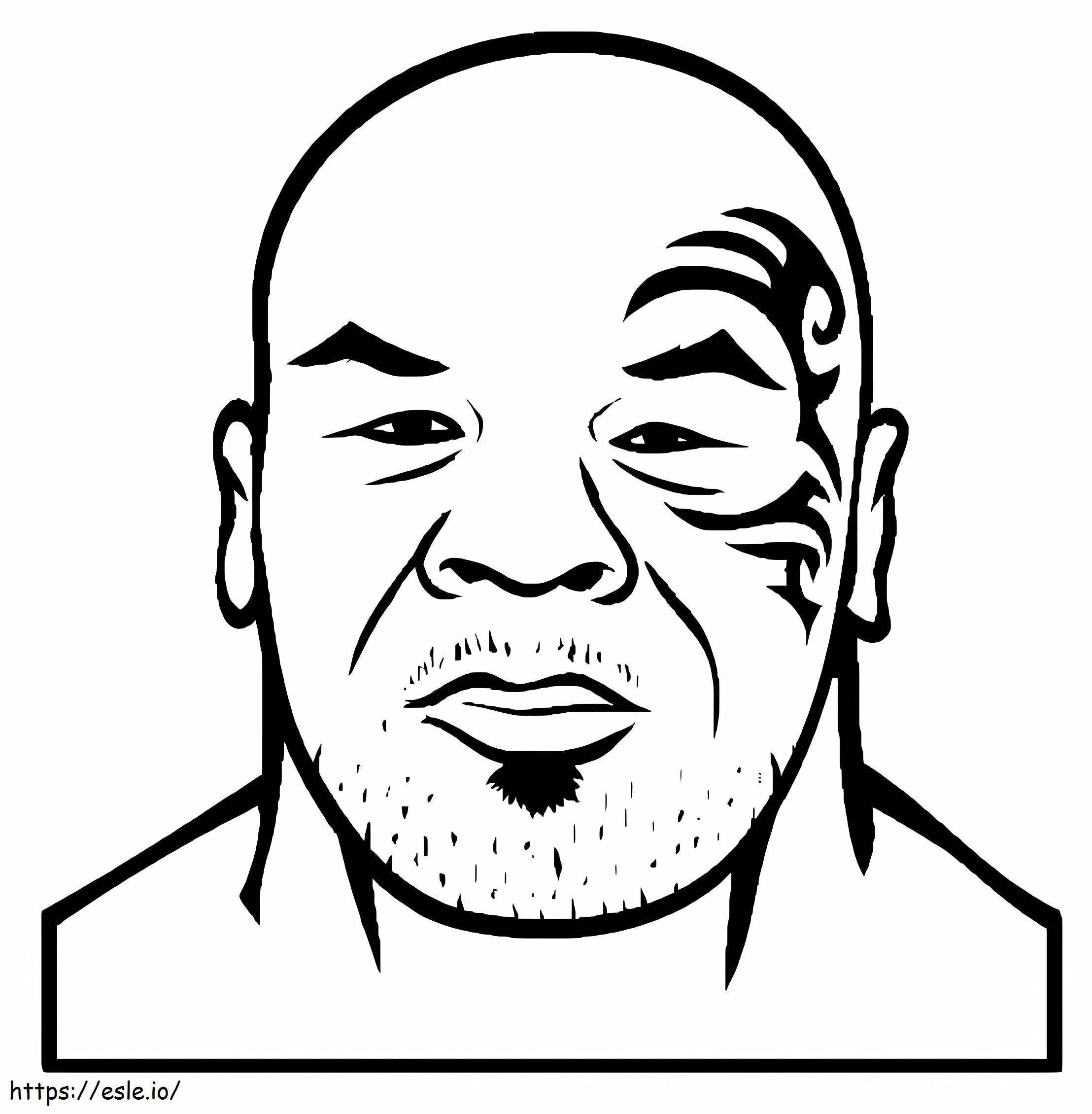 Mike Tyson'ın Yüzü boyama