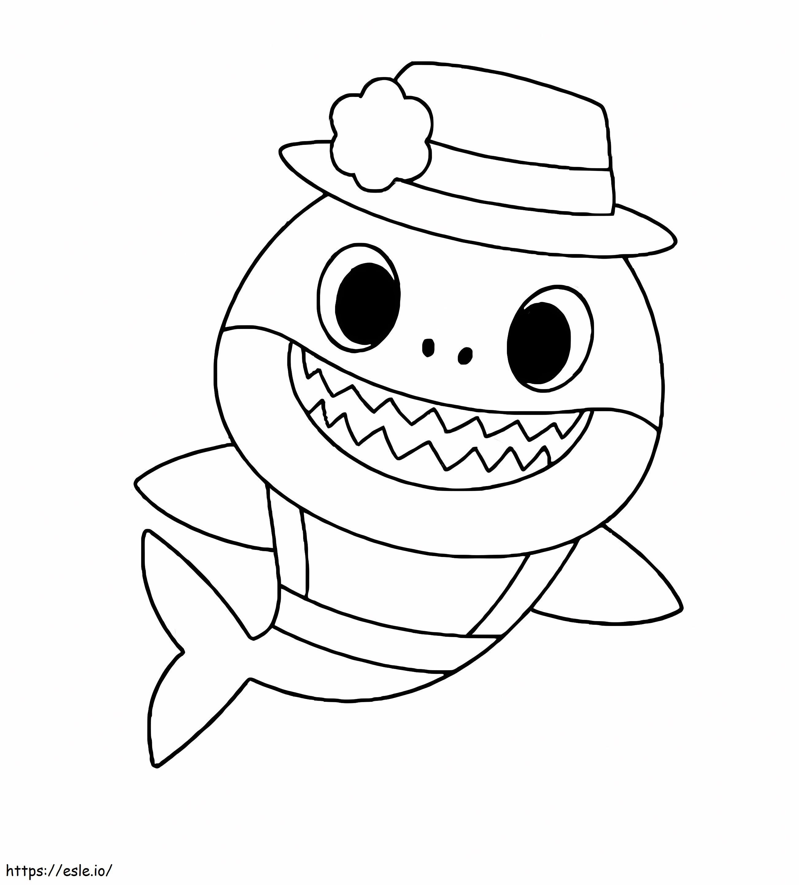 Baby Shark For Kids coloring page