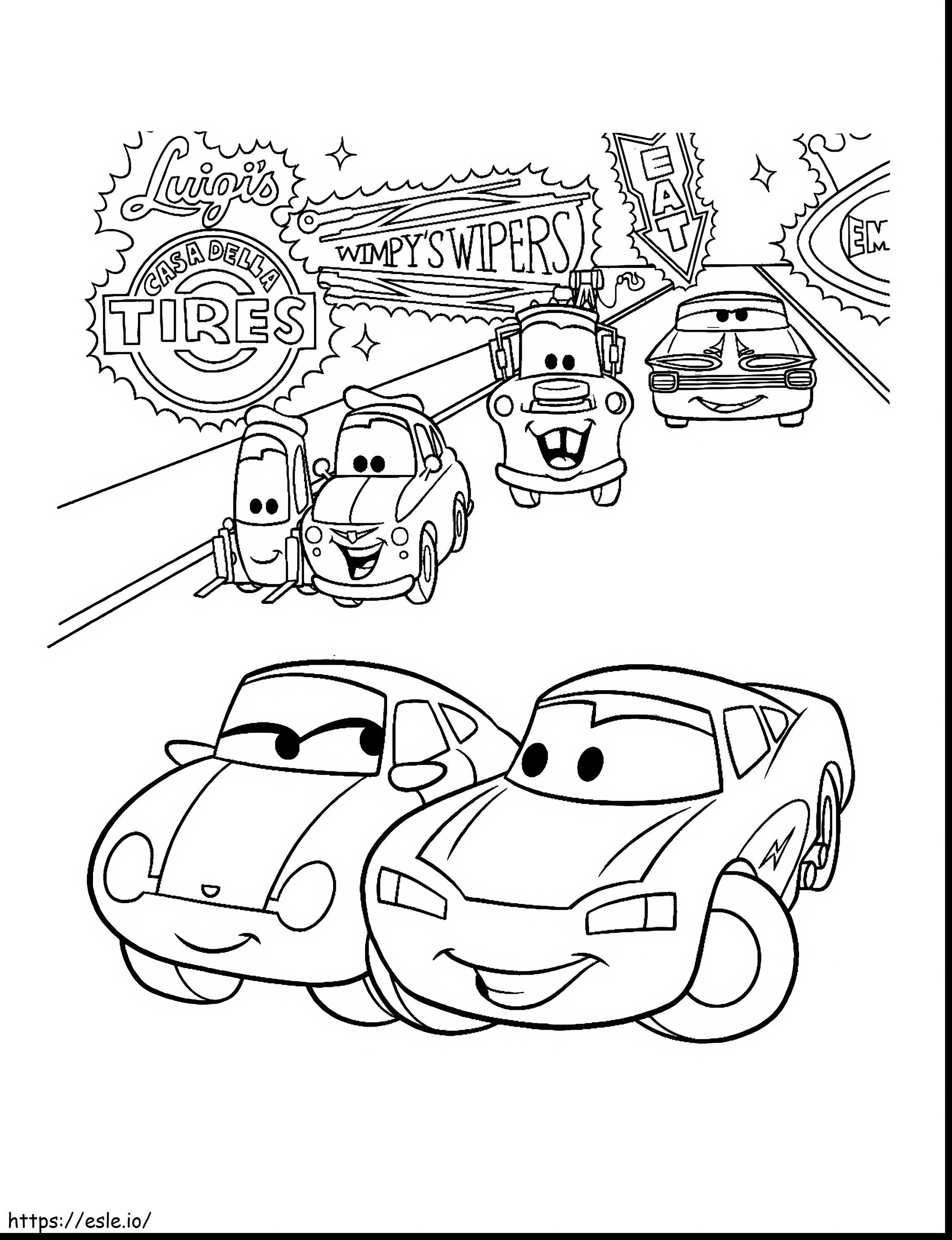  Magic Free Lightning Mcqueen Online Cars 2 książki kolekcjonerskie do wydrukowania kolorowanka