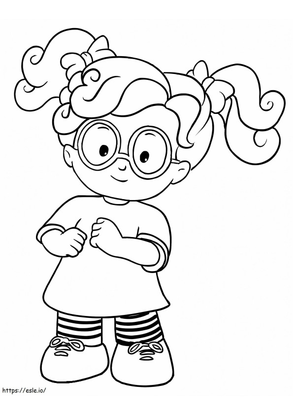 Sofie Little People coloring page