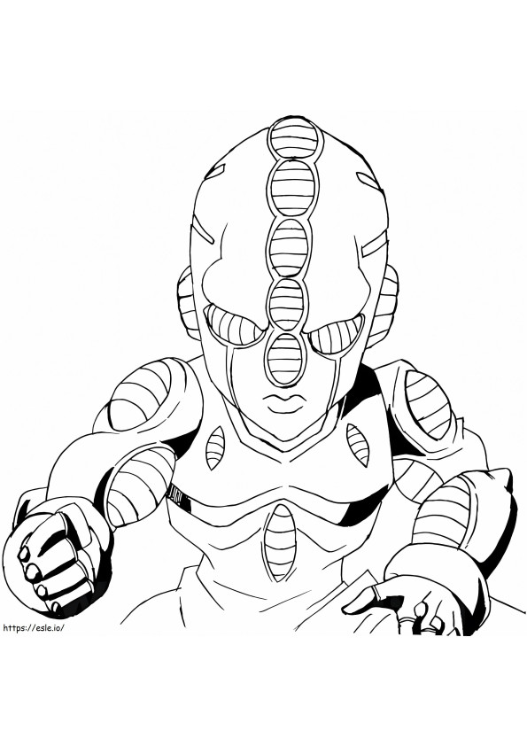 Echoes From Jojos Bizarre Adventure coloring page