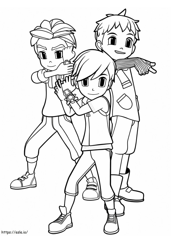 Dylan Ryan And Kory coloring page