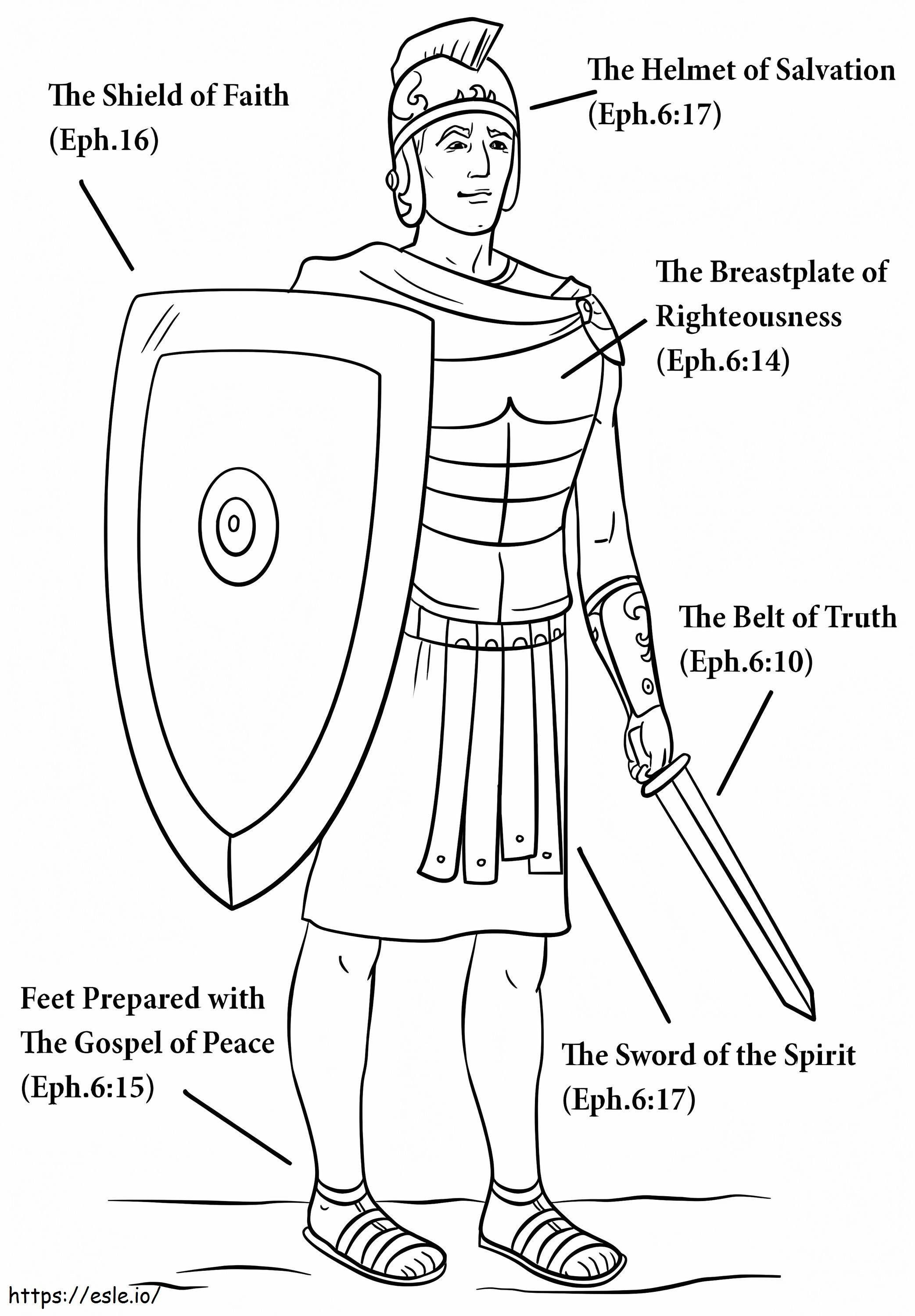 Armor Of God 3 coloring page