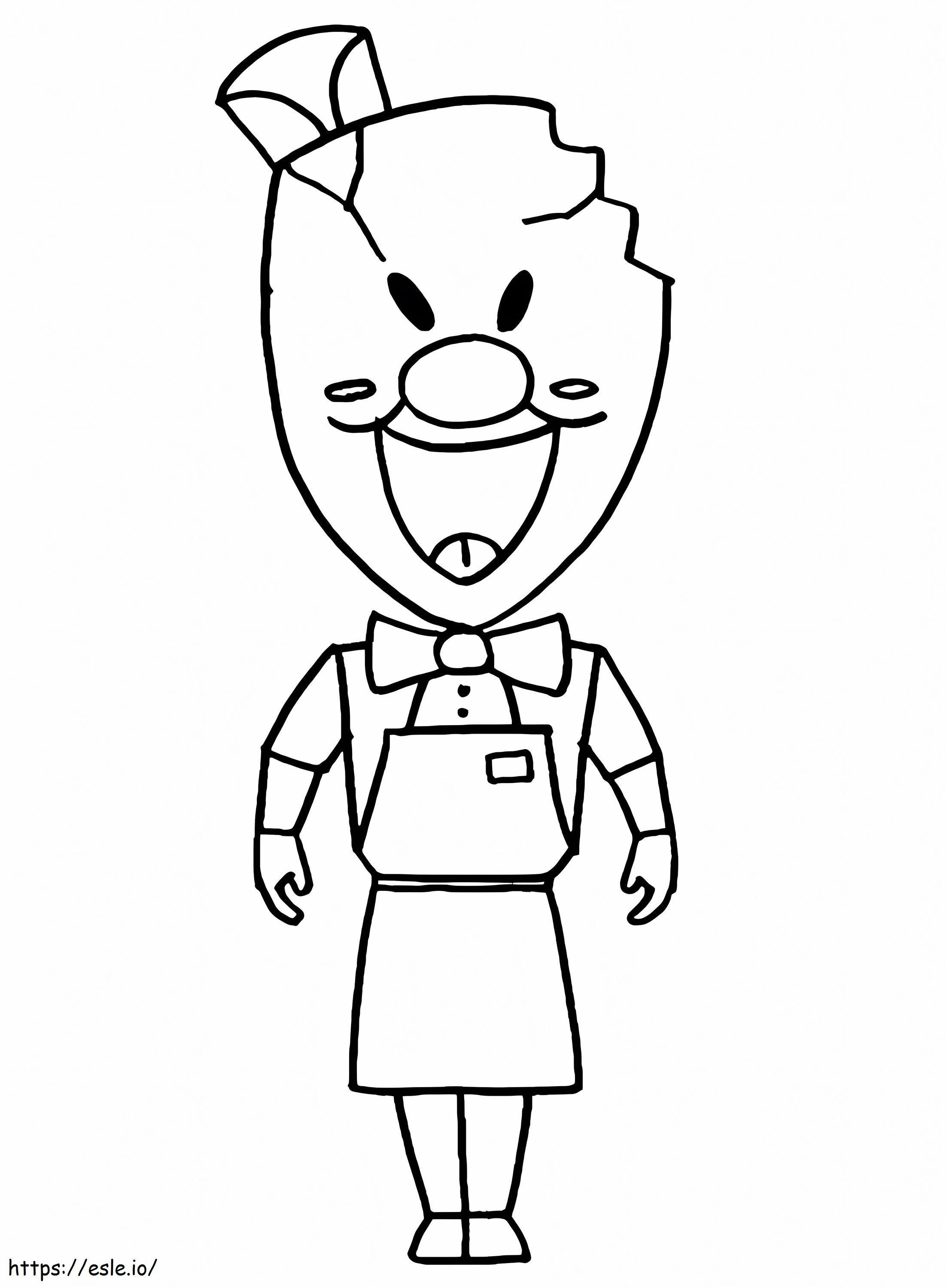 Print Rod Ice Scream coloring page