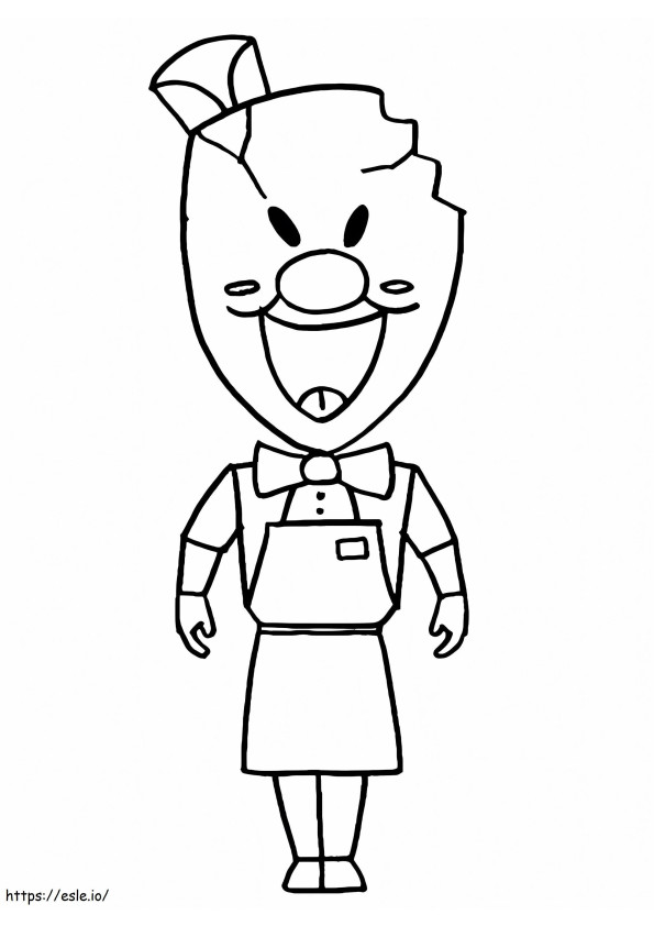 Print Rod Ice Scream coloring page