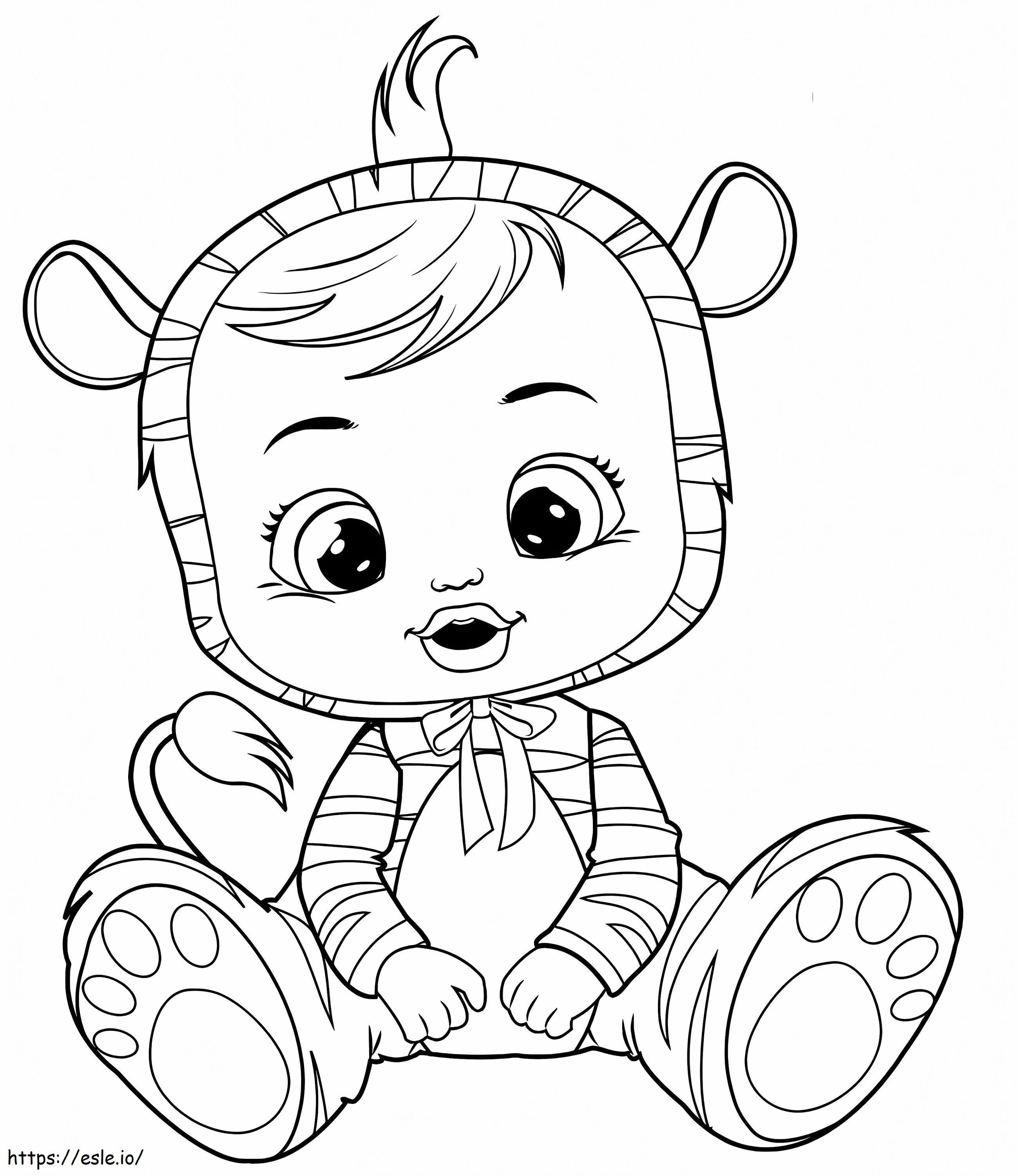 Nala Cry Baby coloring page