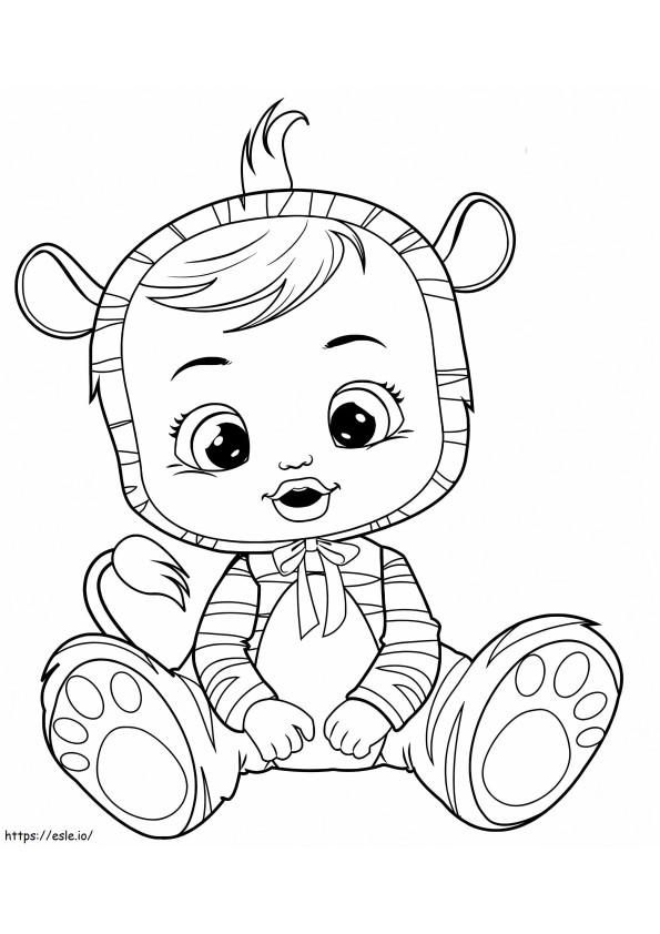 Nala Cry Baby coloring page