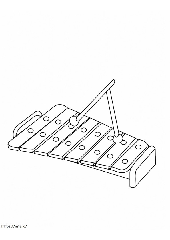 Normal Xylophone coloring page