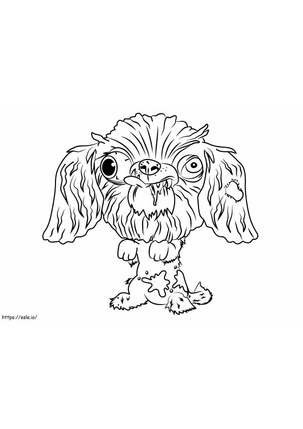 Coloriage Dork Shire Terrier à imprimer dessin
