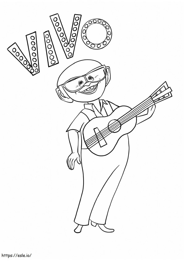 Andrés From Alive coloring page